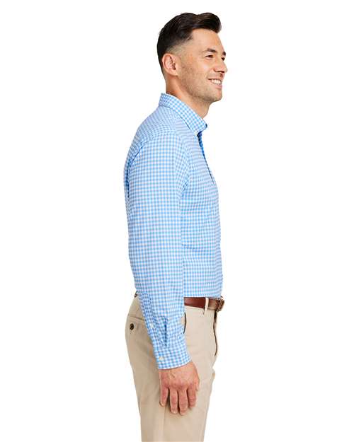 vineyard vines Men's On-The-Go Nylon Gingham Shirt W012060