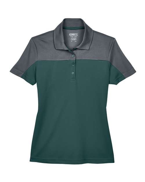 CORE365 Women's Balance Colorblock Performance Piqué Polo CE101W
