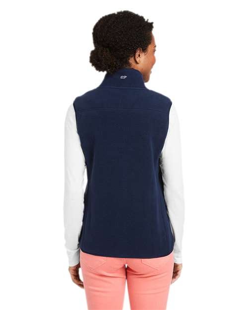 vineyard vines Women's Harbor Fleece Vest O001412