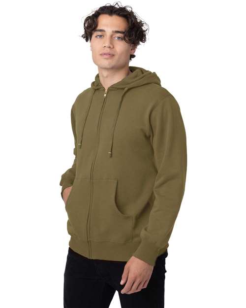 econscious Unisex Heritage Full-Zip Hooded Sweatshirt EC5650