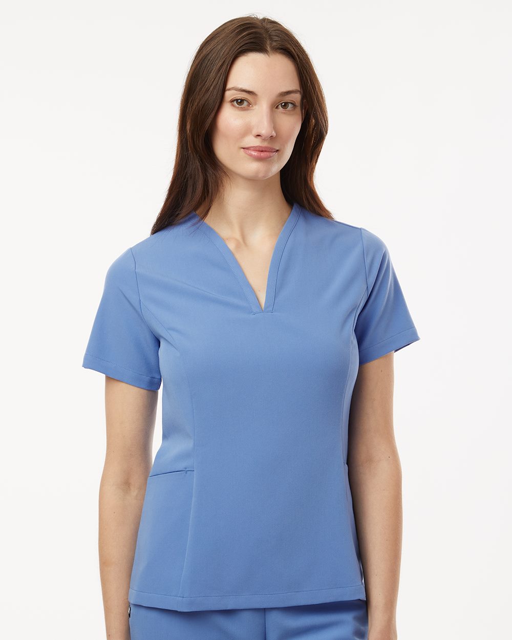 Jaanuu Women's Calix Fit & Flare Scrub V-Neck Top W10003
