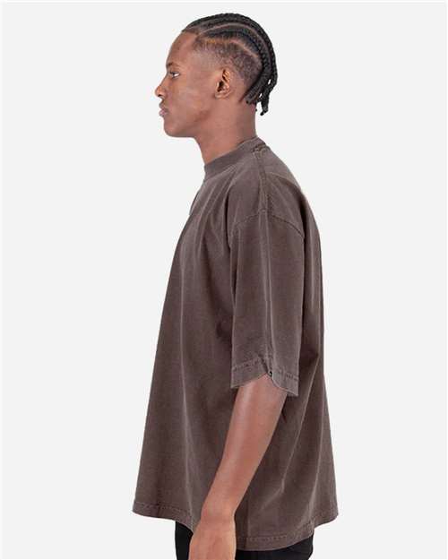 Shaka Wear Unisex Max Heavyweight Garment-Dyed Drop Shoulder Tee SHGDD