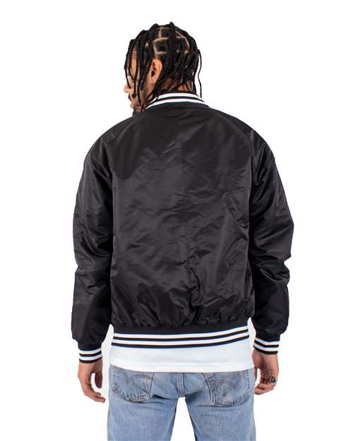 Shaka Wear Unisex Varsity Bomber Jacket SHVBJ