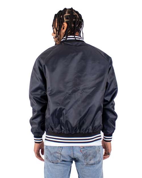 Shaka Wear Unisex Varsity Bomber Jacket SHVBJ