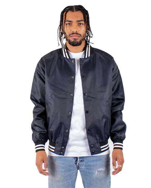 Shaka Wear Unisex Varsity Bomber Jacket SHVBJ