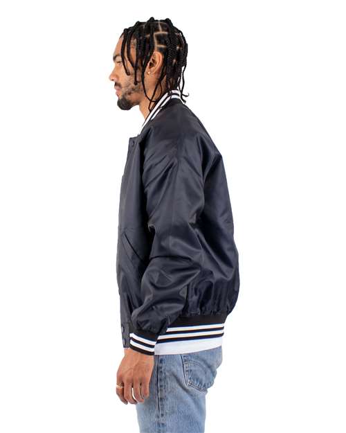 Shaka Wear Unisex Varsity Bomber Jacket SHVBJ