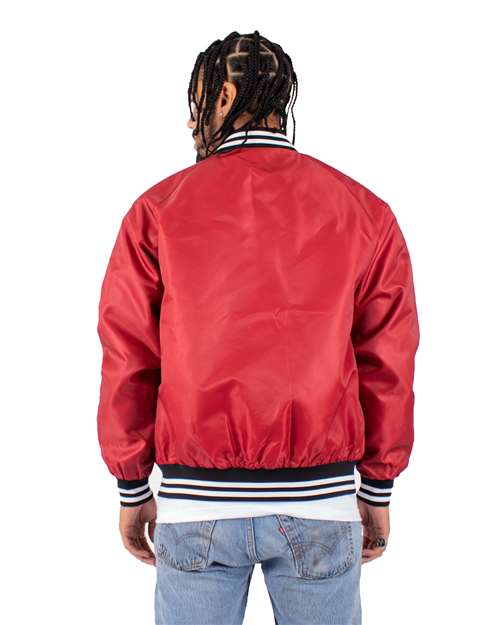 Shaka Wear Unisex Varsity Bomber Jacket SHVBJ