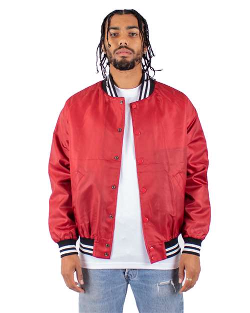 Shaka Wear Unisex Varsity Bomber Jacket SHVBJ