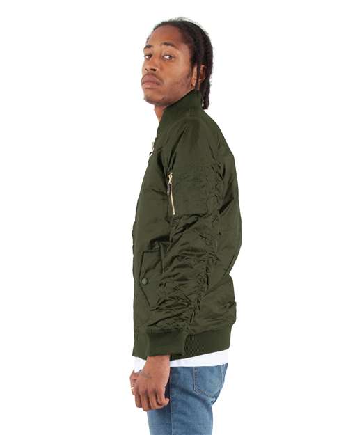 Shaka Wear Unisex Bomber Jacket SHBJ