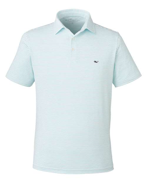 vineyard vines Men's Bradley Stripe Sankaty Polo G012426