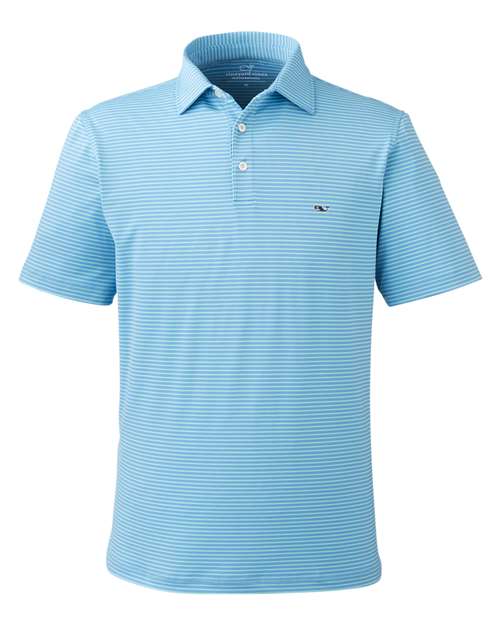 vineyard vines Men's Bradley Stripe Sankaty Polo G012426