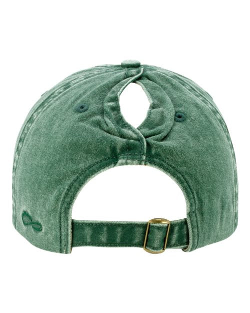 Infinity Her Women's Pigment-Dyed with Fashion Undervisor Cap CASSIE