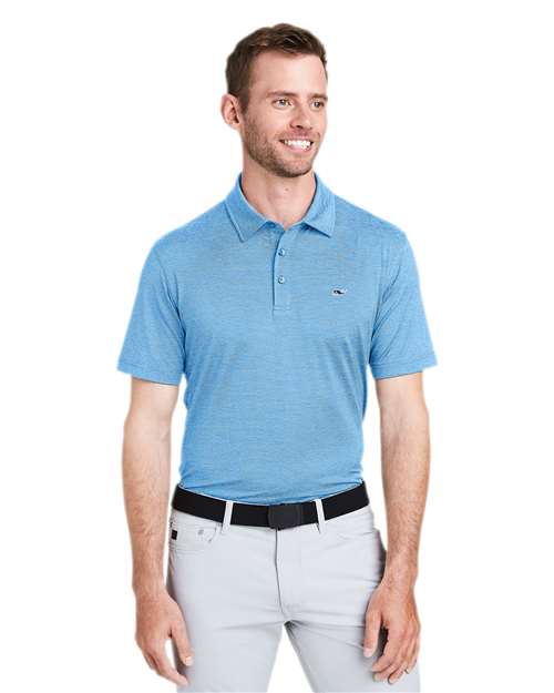 vineyard vines Men's Destin Stripe Sankaty Polo G011146