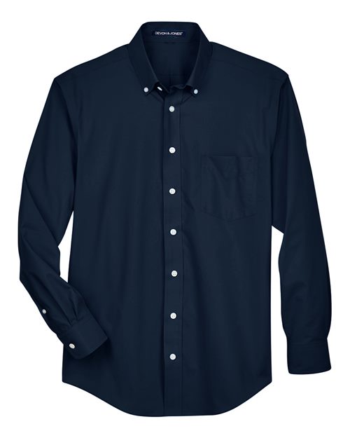 Devon & Jones Men's Crown Collection® Broadcloth Woven Dress Shirt D620