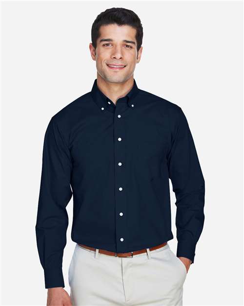 Devon & Jones Men's Crown Collection® Broadcloth Woven Dress Shirt D620