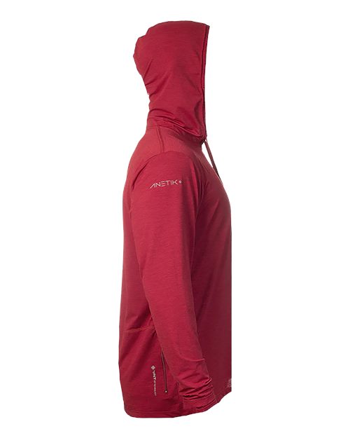 ANETIK Men's Low Pro Tech Hooded Long Sleeve T-Shirt MVLPRH8