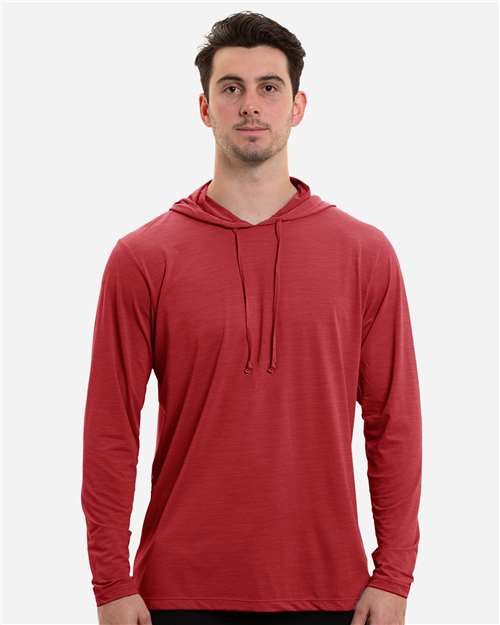 ANETIK Men's Low Pro Tech Hooded Long Sleeve T-Shirt MVLPRH8