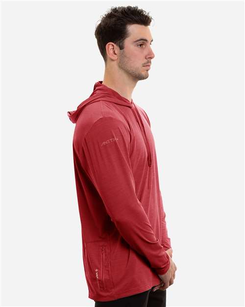 ANETIK Men's Low Pro Tech Hooded Long Sleeve T-Shirt MVLPRH8