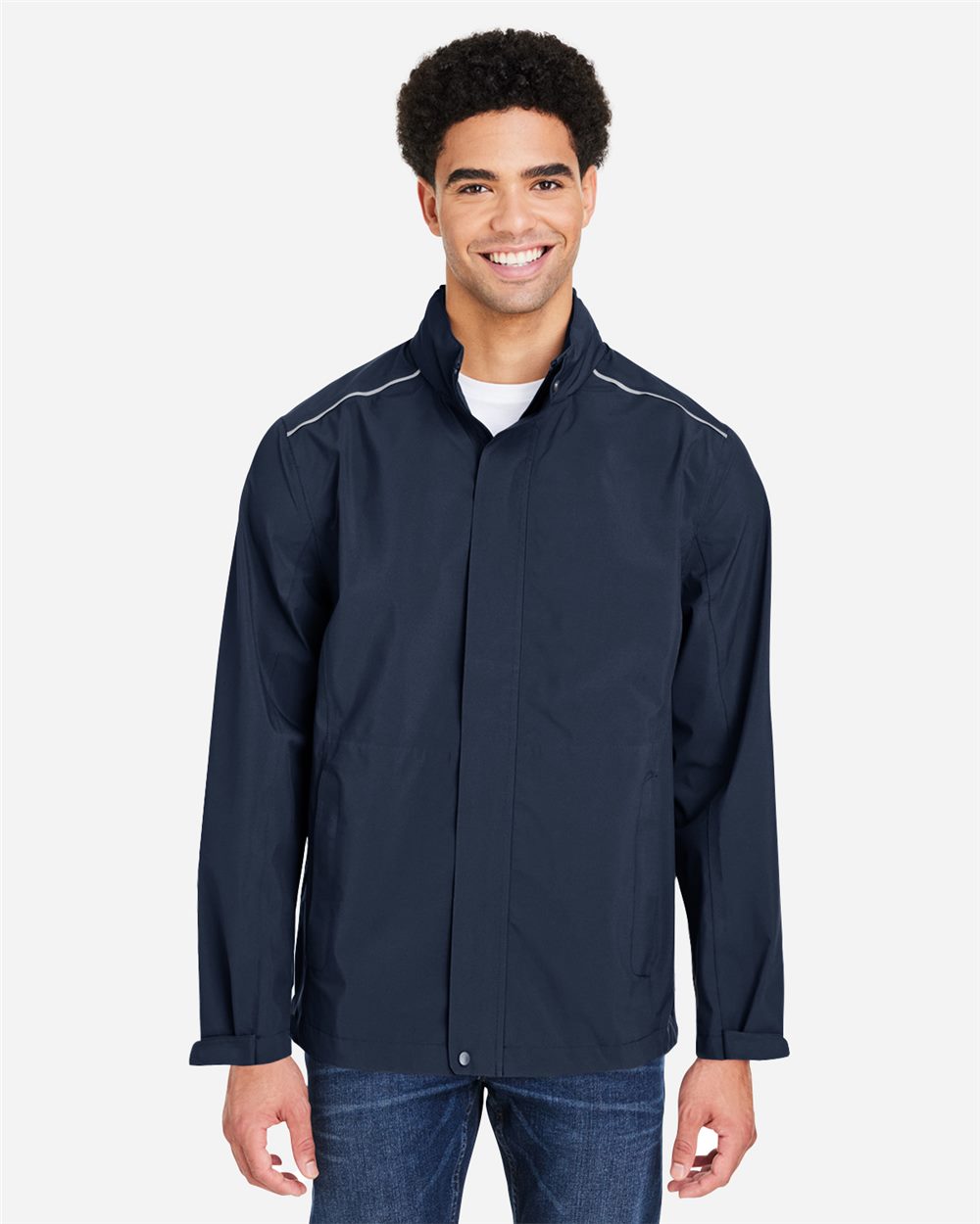 CORE365 Men's Barrier Packable Waterproof Rain Jacket CE712