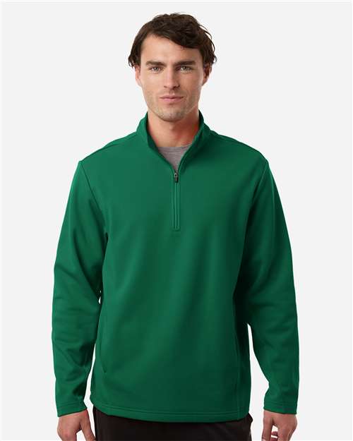 Team 365 Unisex Squad Cadet Quarter-Zip Tech Fleece Pullover TT401