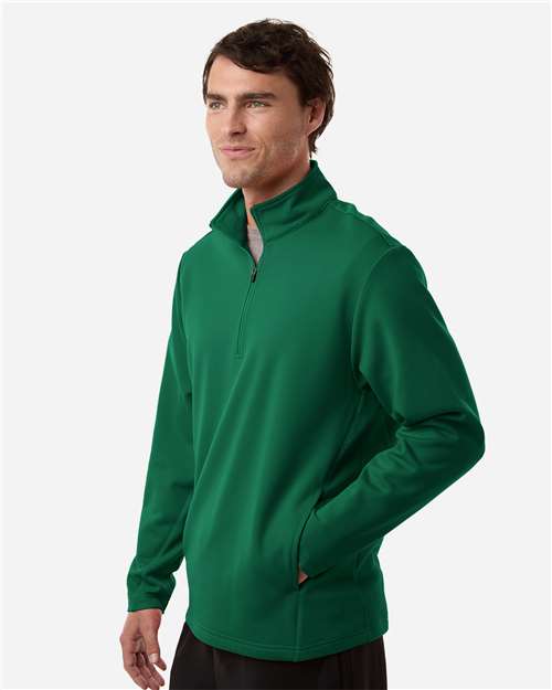 Team 365 Unisex Squad Cadet Quarter-Zip Tech Fleece Pullover TT401