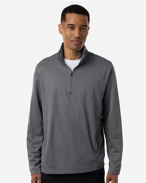 Team 365 Unisex Squad Cadet Quarter-Zip Tech Fleece Pullover TT401