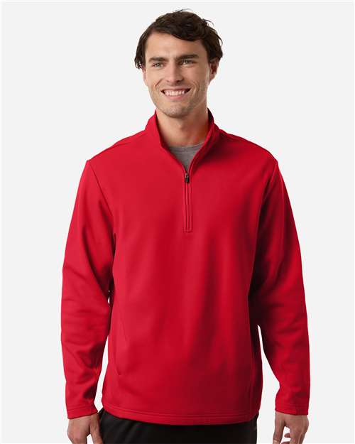 Team 365 Unisex Squad Cadet Quarter-Zip Tech Fleece Pullover TT401
