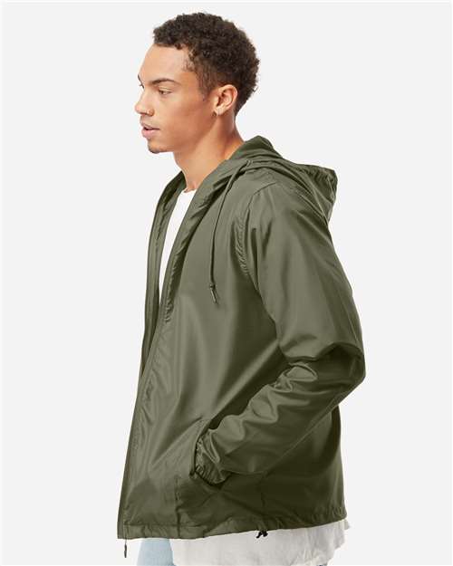 Independent Trading Co. Men's Lightweight Windbreaker Full-Zip Jacket EXP54LWZ