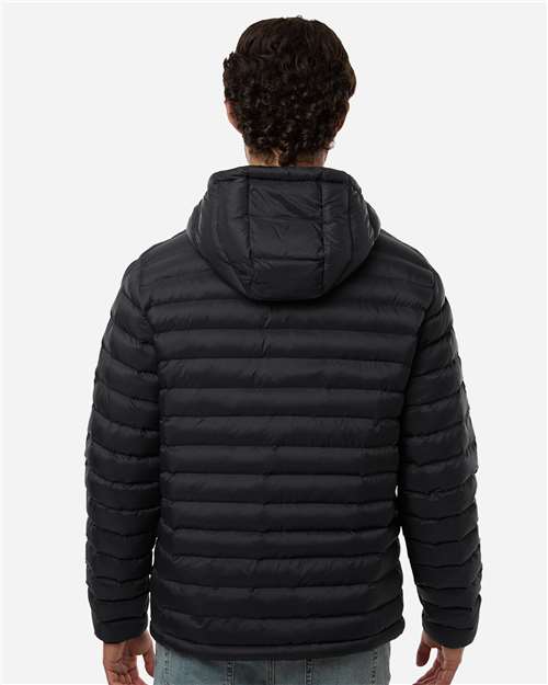 Weatherproof Men's Lightweight Poly-filled Hooded Puffer Jacket 26715