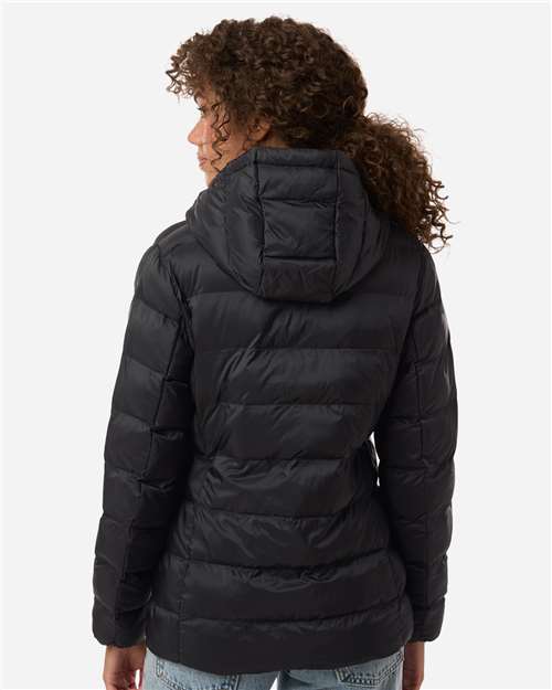 Weatherproof Women's Lightweight Poly-filled Hooded Puffer Jacket W26715