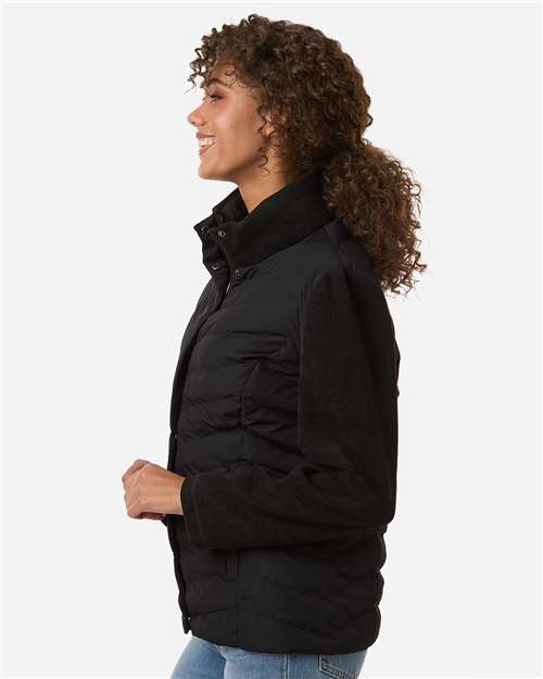 Weatherproof Women's Mixed Media Chevron Jacket W26719