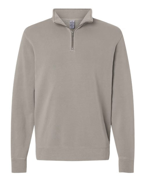 Independent Trading Co. Unisex Pigment-Dyed Quarter-Zip Pullover PRM4600QZ