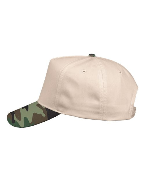 Valucap Five-Panel Twill Cap 8869