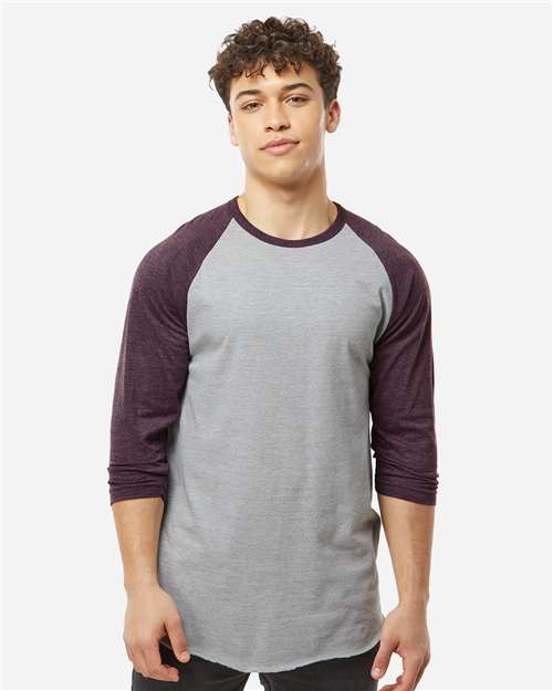 Tultex Unisex Fine Jersey Raglan T-Shirt 245