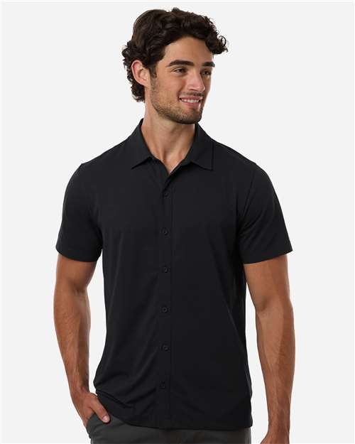 AllPro Men's Pro-Flex Sorona® Button Down Short Sleeve Shirt 41SPSS