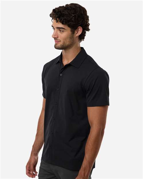 AllPro Men's Pro-Flex Sorona® Button Down Short Sleeve Shirt 41SPSS