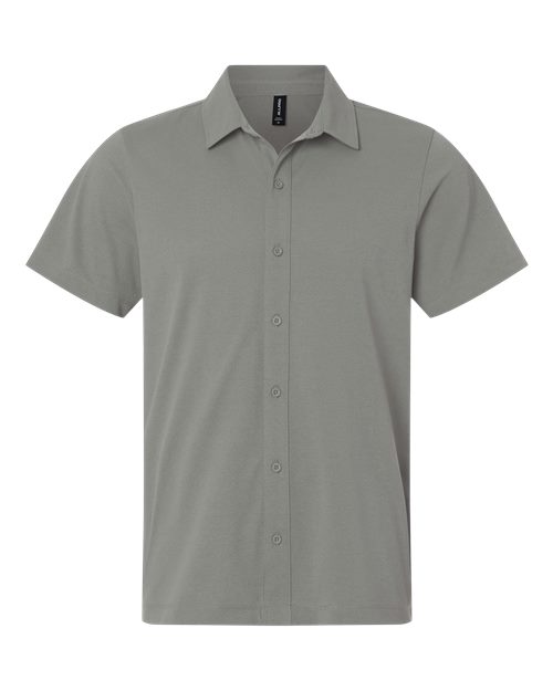 AllPro Men's Pro-Flex Sorona® Button Down Short Sleeve Shirt 41SPSS