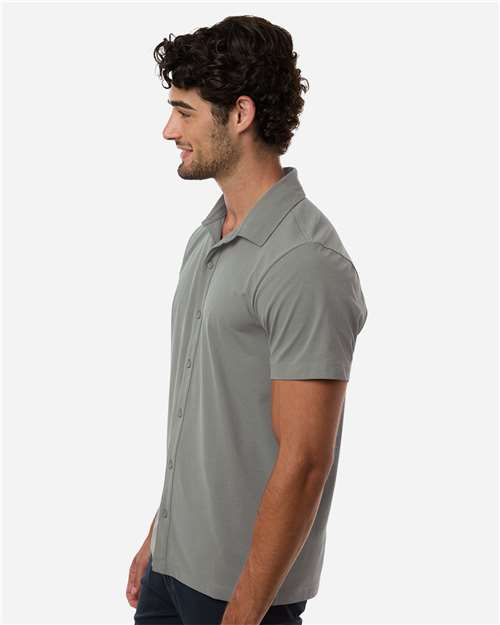 AllPro Men's Pro-Flex Sorona® Button Down Short Sleeve Shirt 41SPSS