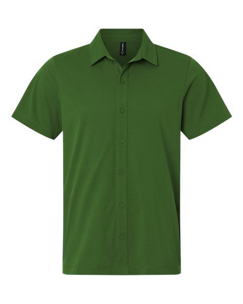 AllPro Men's Pro-Flex Sorona® Button Down Short Sleeve Shirt 41SPSS