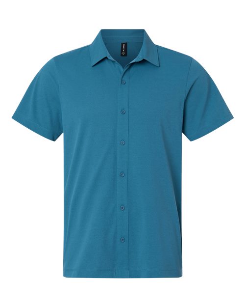 AllPro Men's Pro-Flex Sorona® Button Down Short Sleeve Shirt 41SPSS