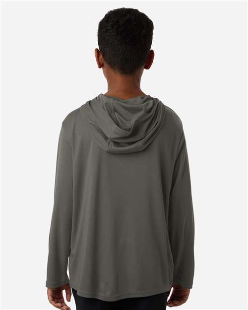 AllPro Youth Pro-Lock Performance Hooded Long Sleeve T-Shirt 48510Y