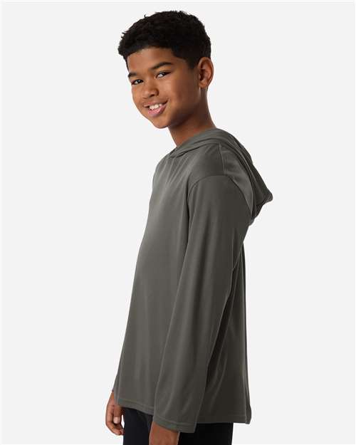 AllPro Youth Pro-Lock Performance Hooded Long Sleeve T-Shirt 48510Y