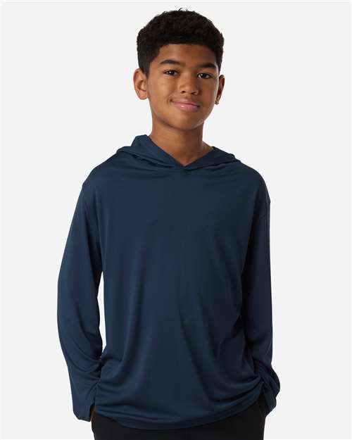 AllPro Youth Pro-Lock Performance Hooded Long Sleeve T-Shirt 48510Y