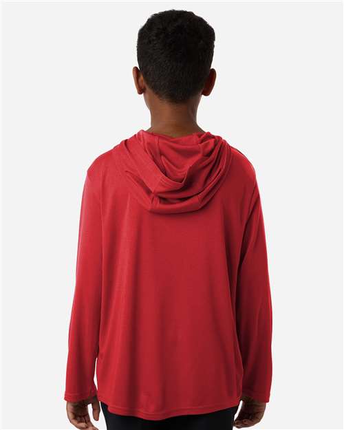 AllPro Youth Pro-Lock Performance Hooded Long Sleeve T-Shirt 48510Y