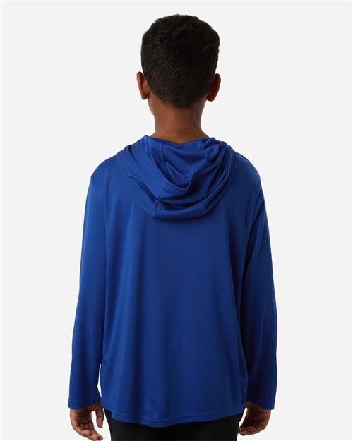 AllPro Youth Pro-Lock Performance Hooded Long Sleeve T-Shirt 48510Y
