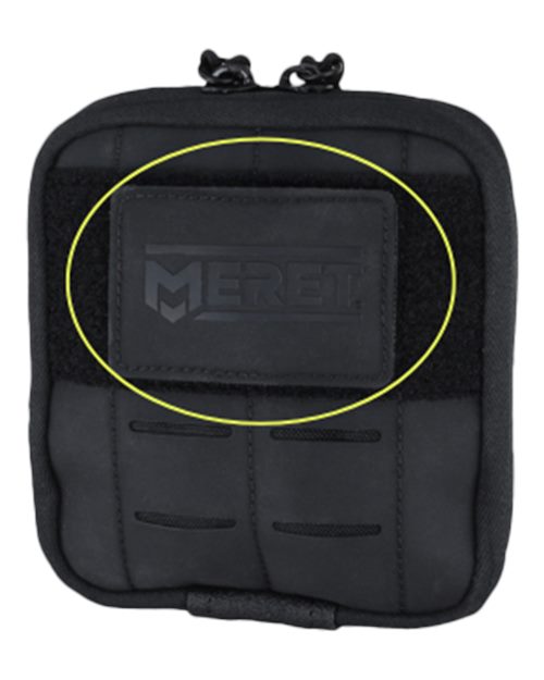 MERET Small Blank Black Patch - Qty 10 SPBK10