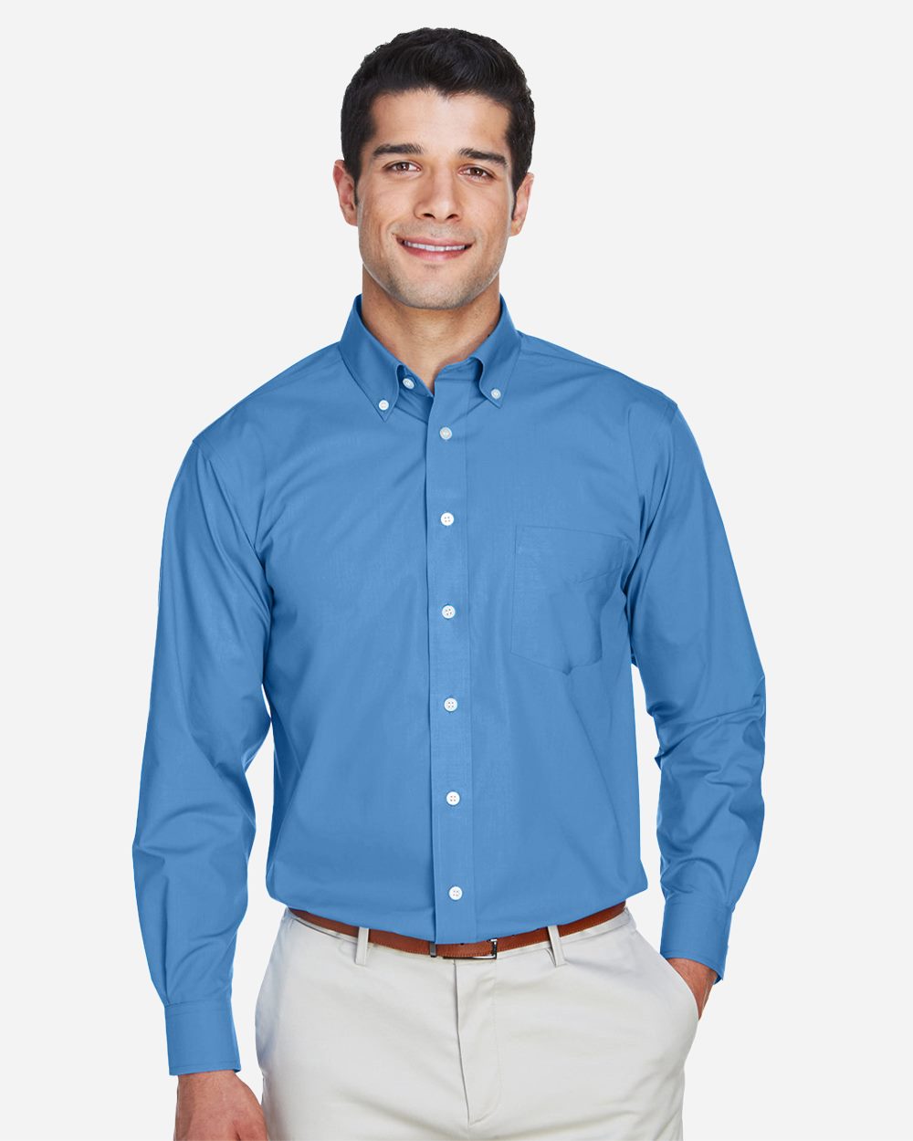Devon & Jones Men's Tall Crown Collection® Broadcloth Woven Dress Shirt D620T