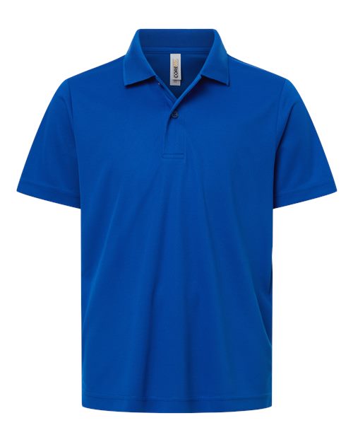 CORE365 Youth Nova Performance Pique Polo CE108Y