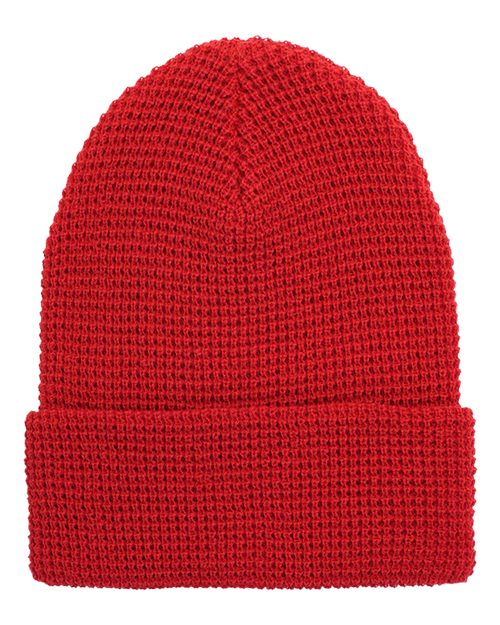 YP Classics Waffle Cuffed Knit Beanie 2501KC