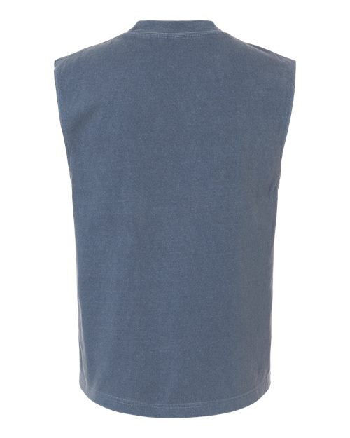 American Apparel Unisex Heavyweight Cotton Garment-Dyed Boxy Muscle Tee 207GD
